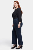 NYDJ Teresa Wide Leg Ankle Pant in Moonlight