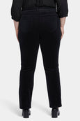 NYDJ Marilyn Straight Corduroy Jean in Black