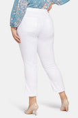 NYDJ Marilyn Straight Ankle Jean in Optic White