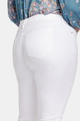 NYDJ Marilyn Straight Ankle Jean in Optic White