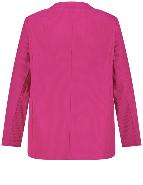 Samoon Textured Stretch Blazer in Pink