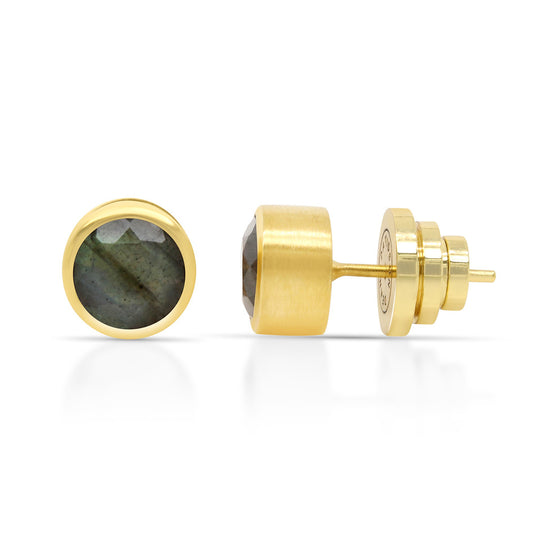 Dean Davidson Signature Midi Studs in Labradorite/Gold