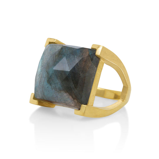 Dean Davidson Plaza Ring in Labradorite/Gold