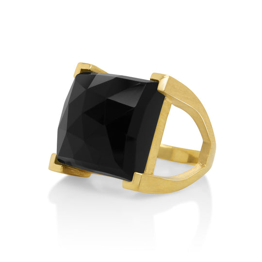 Dean Davidson Plaza Ring in Blk Onyx/Gold