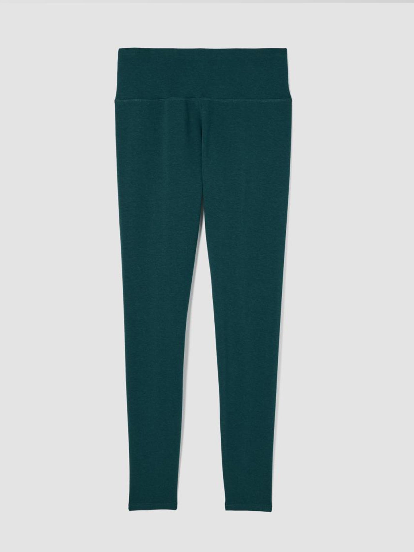 Eileen Fisher Cozy Brushed Terry Ankle Legging in Pine