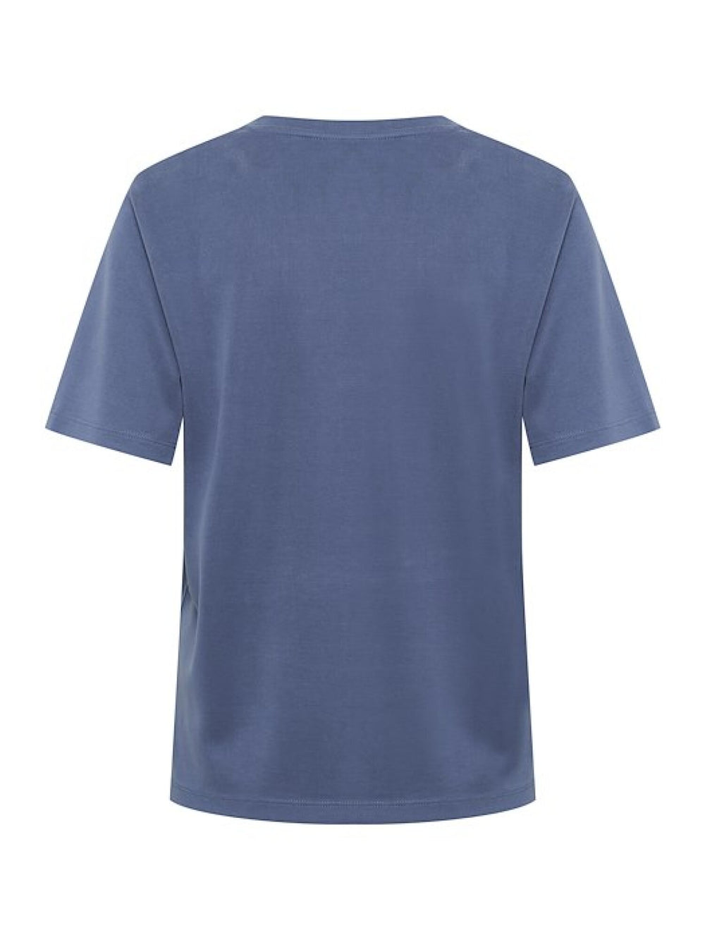 Part Two Ruth Tencel V-Neck Short Sleeve Top in Blue