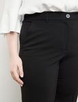 Samoon fly Front Carlotta Trouser in Black