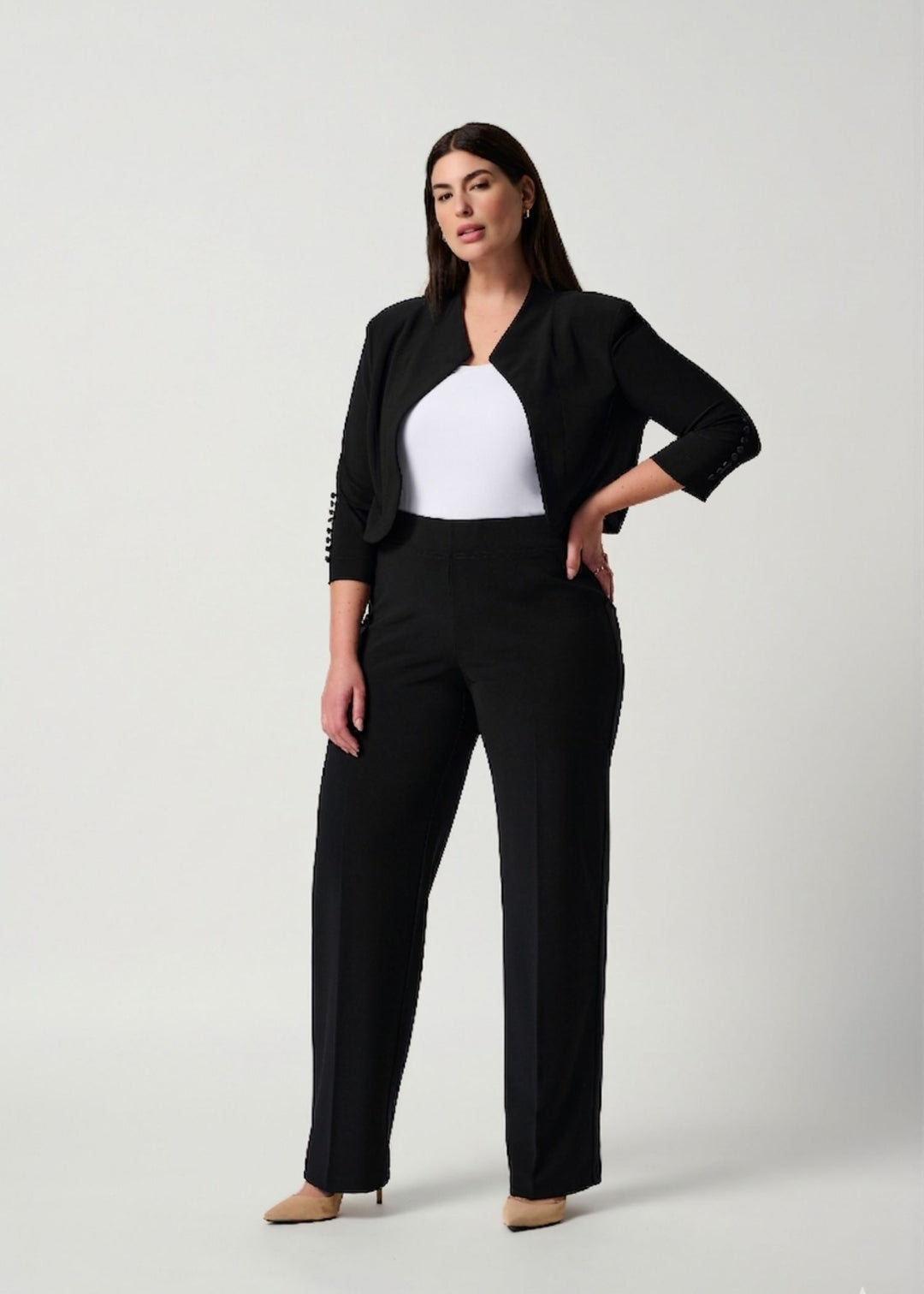 Joseph Ribkoff Classic Wide Leg Pant in Black