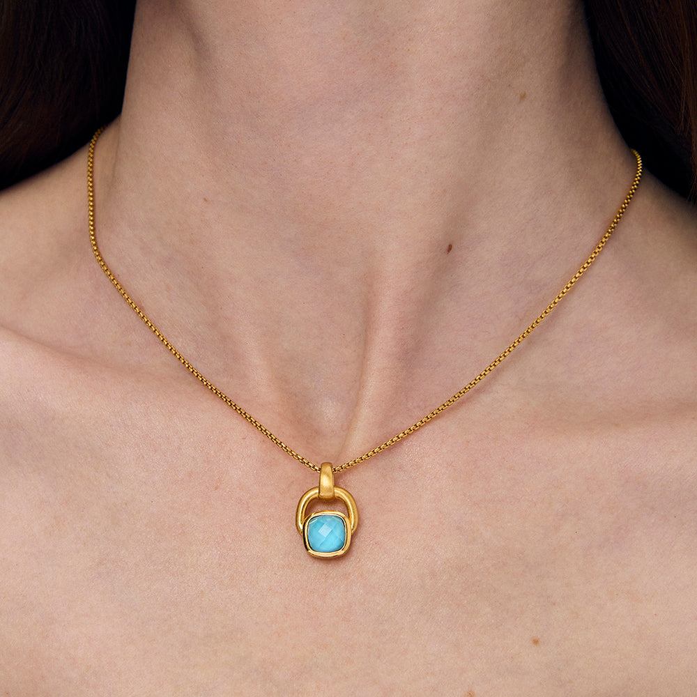 Dean Davidson Monterey Pendant Necklace in Iridescent Turquoise