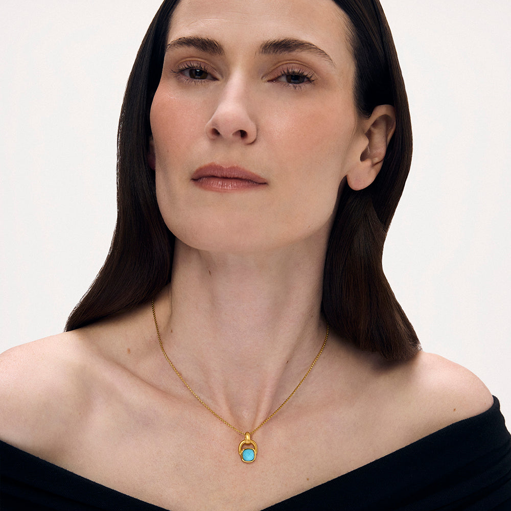 Dean Davidson Monterey Pendant Necklace in Iridescent Turquoise