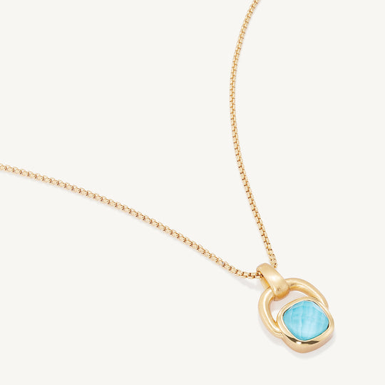 Dean Davidson Monterey Long Pendant Necklace in Iridescent Turquoise
