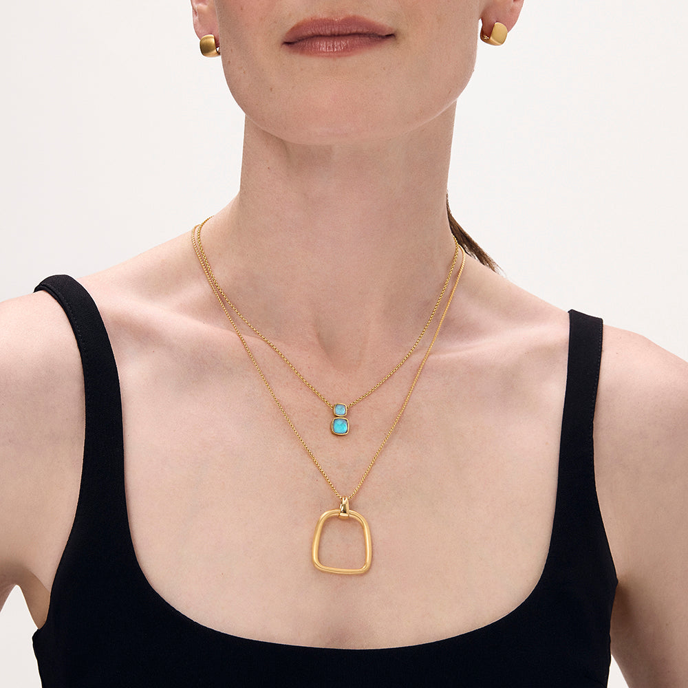 Dean Davidson Montecito Long Pendant Necklace in Gold