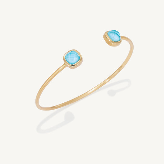 Dean Davidson Monterey Twist Cuff Bracelet in Iridescent Turquoise