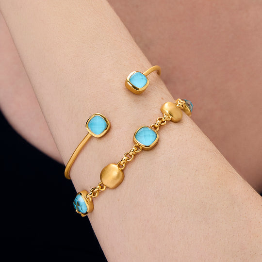 Dean Davidson Monterey Chain Bracelet in Iridescent Turquoise