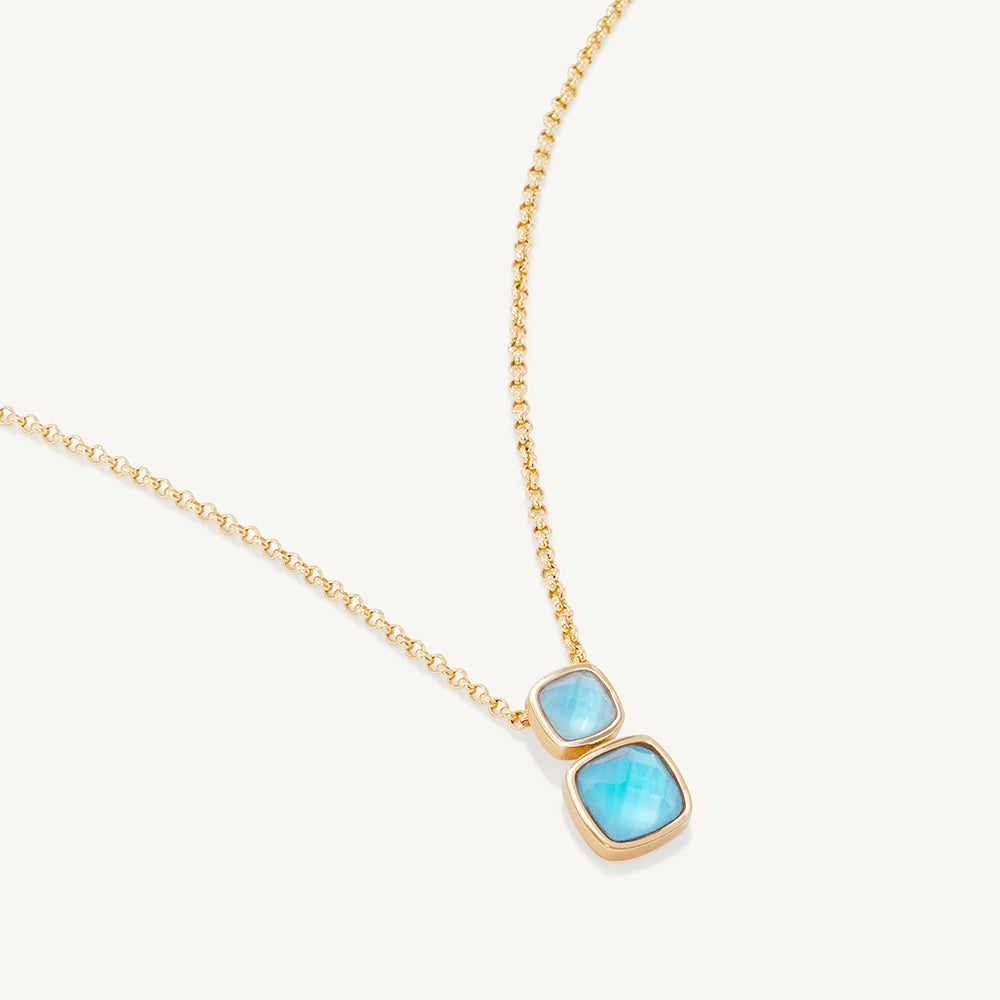 Dean Davidson Monterey Droplet Necklace in Iridescent Turquoise