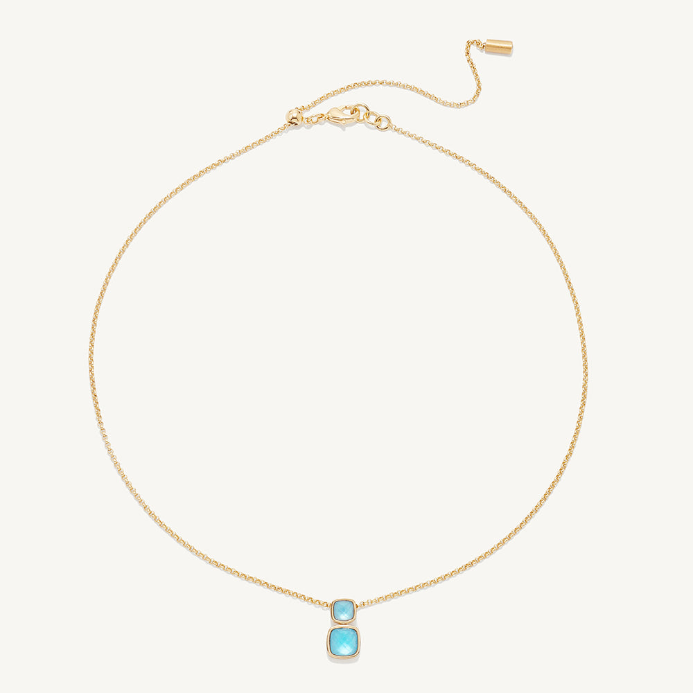 Dean Davidson Monterey Droplet Necklace in Iridescent Turquoise