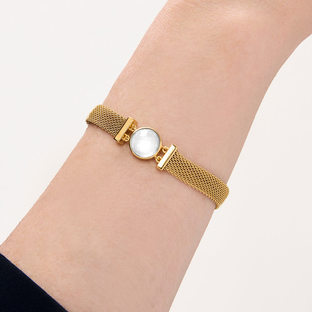 Dean Davidson Galleria Chain Bracelet  in Iridescent Pearl Gold
