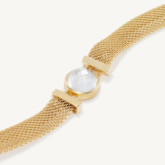 Dean Davidson Galleria Chain Bracelet  in Iridescent Pearl Gold