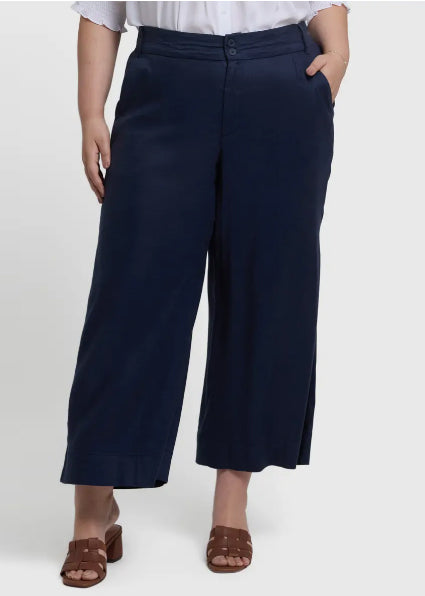 NYDJ Waverly Trouser in Oxford Navy
