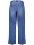 Samoon Bleached Denim Carlotta Stretch Bootcut Jean in Bleached Denim