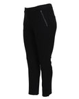 Gardeur Pull-On Techno Pant with Hip Seam Detail in Black