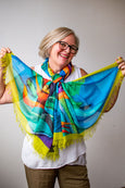 Love's Pure Light "Can You Hear the Flowers Talking?" Scarf