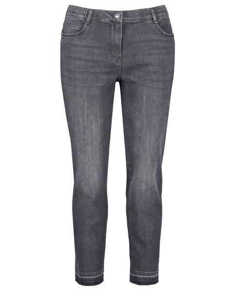 Samoon Organic Stretch Denim Slim Leg Jean