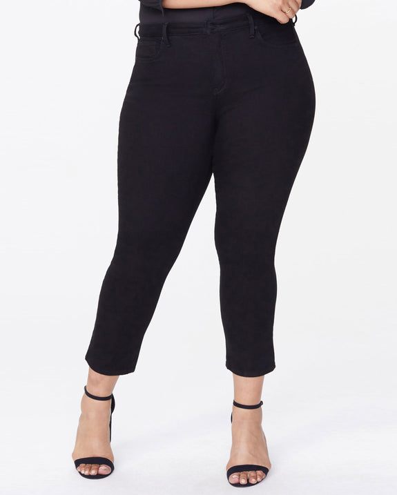 NYDJ Sheri Slim Jean in Black
