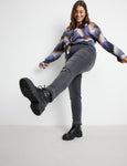 Samoon Organic Stretch Denim Slim Leg Jean